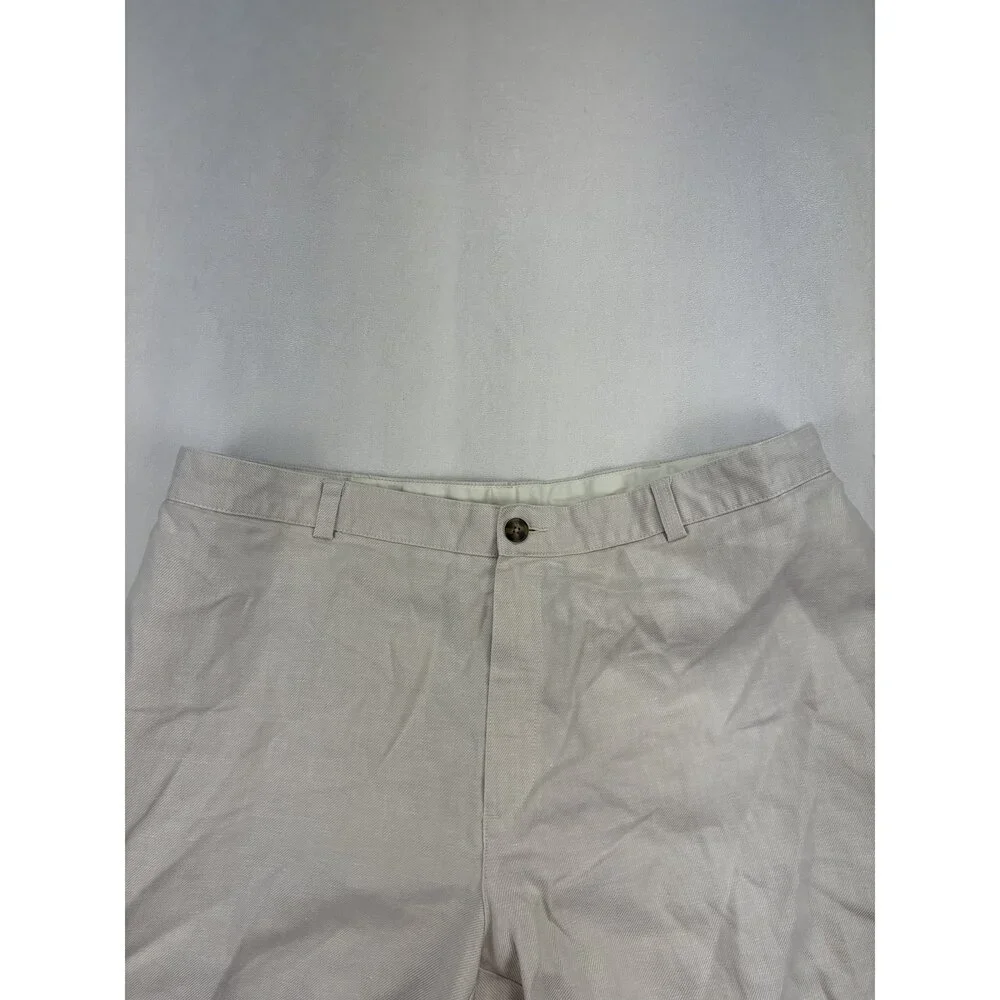 L.L. Bean Men's Linen Hybrid Shorts Size 40 Beige‎